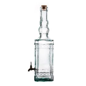San Miguel 3.5 L Musluklu Köşeli Yağ Şişesi
