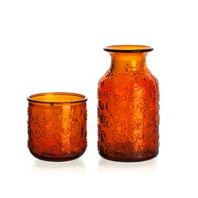 San Miguel Flora Bardaklı Turuncu Sürahi
