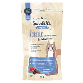 Sanabelle 55 gr Forelle Snack Trout Alabalıklı ve Kızılcıklı Kedi Ödülü