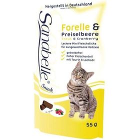 Sanabelle 55 gr Forelle Snack Trout Alabalıklı ve Kızılcıklı Kedi Ödülü