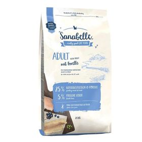 Sanabelle Adult Forelle Alabalıklı Tahılsız 2 kg Açık Kedi Maması