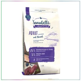 Sanabelle Adult Ostrich Deve Kuşu Etli 2 kg Yetişkin Kedi Maması