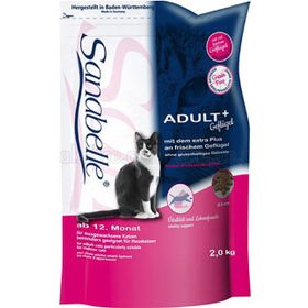 Sanabelle Adult Poultry Glutensiz Taze Kümes Hayvanlı Yetişkin 2 kg Kedi Maması