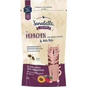 Sanabelle Crispies Tavuklu ve Pancarlı 55 gr Kedi Ödül Maması