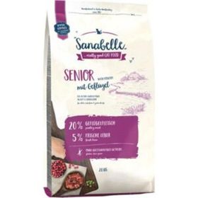 Sanabelle Kümes Hayvanlı - Taze Ciğerli Yaşlı Senior 2 kg Kuru Kedi Maması