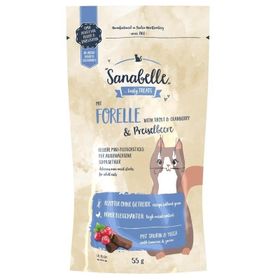 Sanabelle Snack Alabalık ve Kızılcık Özlü 55 gr Kedi Ödülü