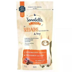 Sanabelle Snack Kömür Balıklı ve İncirli 55 gr Kedi Ödülü