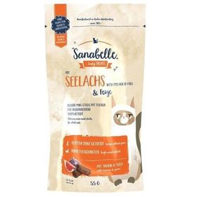 Sanabelle Snack Kömür Balıklı ve İncirli 55 gr Kedi Ödülü