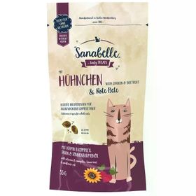 Sanabelle Tavuklu ve Pancar Dolgulu 55 gr Kedi Ödülü