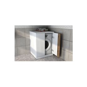 Sanal Mobilya Zen Beyaz Çamaşır Makinesi Alt Dolabı