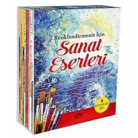 Sanat Eserleri Seti-8 Kitap Takım Renklendirmeniz İçin - Kolektif