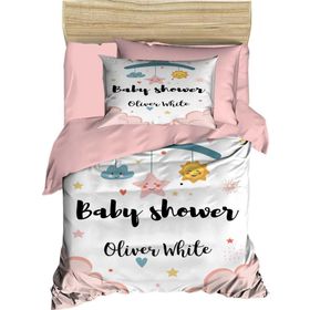 Sanatella %100 Pamuklu Baby Shower White Yenidoğan Kız Bebek Nevresim Takımı