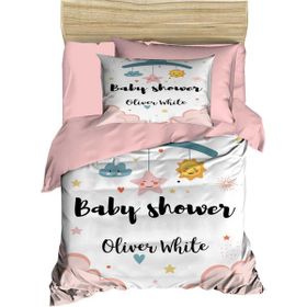 Sanatella %100 Pamuklu Baby Shower White Yenidoğan Kız Bebek Nevresim Takımı