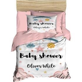 Sanatella %100 Pamuklu Baby Shower White Yenidoğan Kız Bebek Nevresim Takımı
