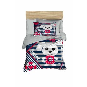 Sanatella %100 Pamuklu Sailor Yenidoğan Erkek Bebek Nevresim Takımı