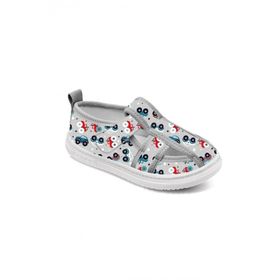 Sanbe 402V114 Gri Keten Erkek Çocuk Ayakkabı