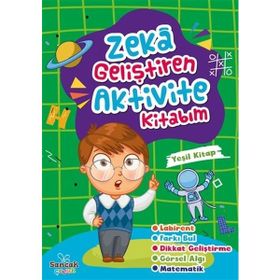 Sancak Yayınları Zeka Geliştiren Aktivite Kitabım - Yeşil Kitap