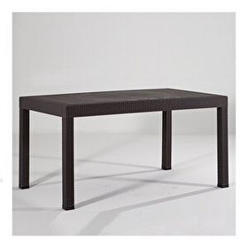 Sandalie Rattan Kahve 90x150 cm Bahçe Masa