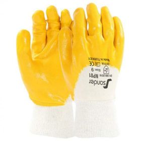 Sander Np01 No:9 Sarı Nitril Eldiven