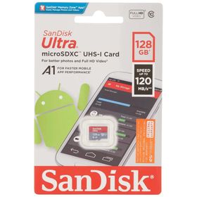 Sandisk 128 GB Ultra UHS-I 120 mb/s MicroSDXC Hafıza Kartı