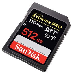 Sandisk 512 gb Extreme PRO UHS-I SDXC 170 mbs Hafıza Kartı