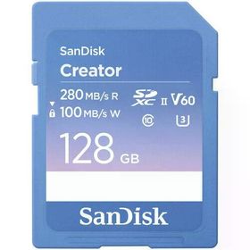 Sandisk Creator Series 128 GB 280 MB/s V60 UHS-II SDXC Hafıza Kartı