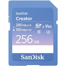 Sandisk Creator Series 256 GB 280 MB/s V60 UHS-II SDXC Hafıza Kartı