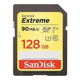 Sandisk Extreme C10 U3 4K 90MB/s 600X 128GB SD Hafıza Kartı