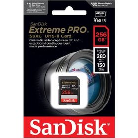 SanDisk Extreme Pro SDSDXEP-256G-GN4IN UHS-II U3 V60 256 GB Hafıza Kartı