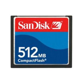 Sandisk PCMCIA-CF Compact Flash Adaptör + 512MB Compact Flash Kart
