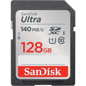 Sandisk SDSDUNB-128G-GN6IN Ultra 128 GB SDHC/SDXC 140MB/s Class 10 UHS-I Hafıza Kartı