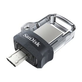 Sandisk Ult Dual Drive M316G Grey Silver Flash Bellek