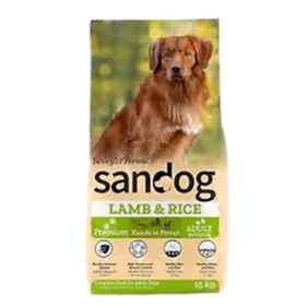 Sandog Premium Lamb Rice 15 kg Yavru Köpek Maması + Mini Small Mor Yatak