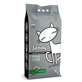 Sandy 10 lt Kokusuz Ekstra Topaklanan Bentonit Kedi Kumu