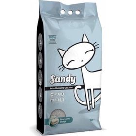 Sandy 10 lt Marsilya Sabunu Ekstra Topaklanan Sodyum Bentonit Kedi Kumu
