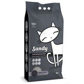 Sandy Aktif Karbonlu 10 kg Extra Topaklanan Kedi Kumu