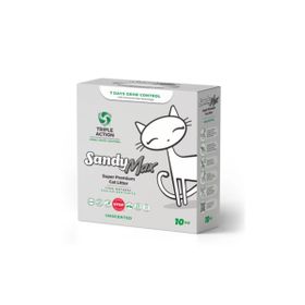 Sandy Max Triple Action 10 KG Aktif Karbonlu Bentonit Kedi Kumu
