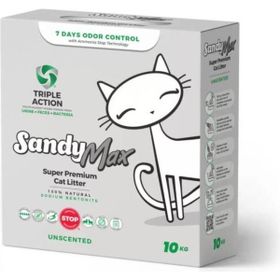 Sandy Max Triple Action 2 x 10 kg Tozsuz Topaklanan Kedi Kumu