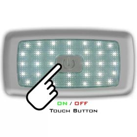 Sanel 12 Volt 34 Ledli İç Aydınlatma Dokunmatik Sıcak Beyaz Led Lamba
