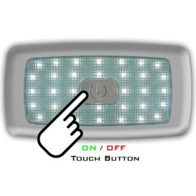 Sanel 12 Volt 34 Ledli İç Aydınlatma Dokunmatik Sıcak Beyaz Led Lamba