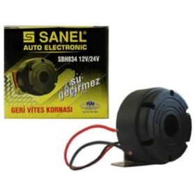 Sanel E13 10R-03 12442 12-24 V Su Geçirmez Geri Vites Kornası