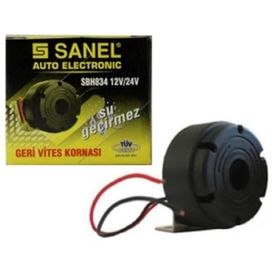 Sanel E13 10R-03 12442 12-24 V Su Geçirmez Geri Vites Kornası