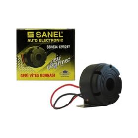 Sanel E13 10R-03 12442 12-24 V Su Geçirmez Geri Vites Kornası