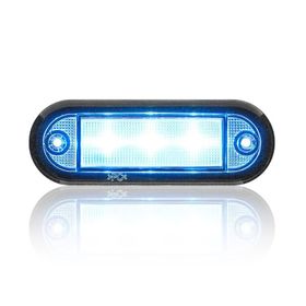 Sanel Gömme 24V Mavi Led Basamak Lambası