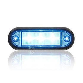 Sanel Gömme 24V Mavi Led Basamak Lambası