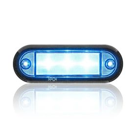 Sanel Gömme 24V Mavi Led Basamak Lambası