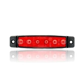 Sanel SBB12R6 Kırmızı 12V Üniversal Parmak 6 Led Basamak