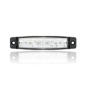 Sanel SBB12W6 Beyaz 12V Üniversal Parmak 6 Led Basamak