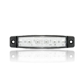 Sanel SBB12W6 Beyaz 12V Üniversal Parmak 6 Led Basamak