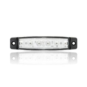 Sanel SBB12W6 Beyaz 12V Üniversal Parmak 6 Led Basamak